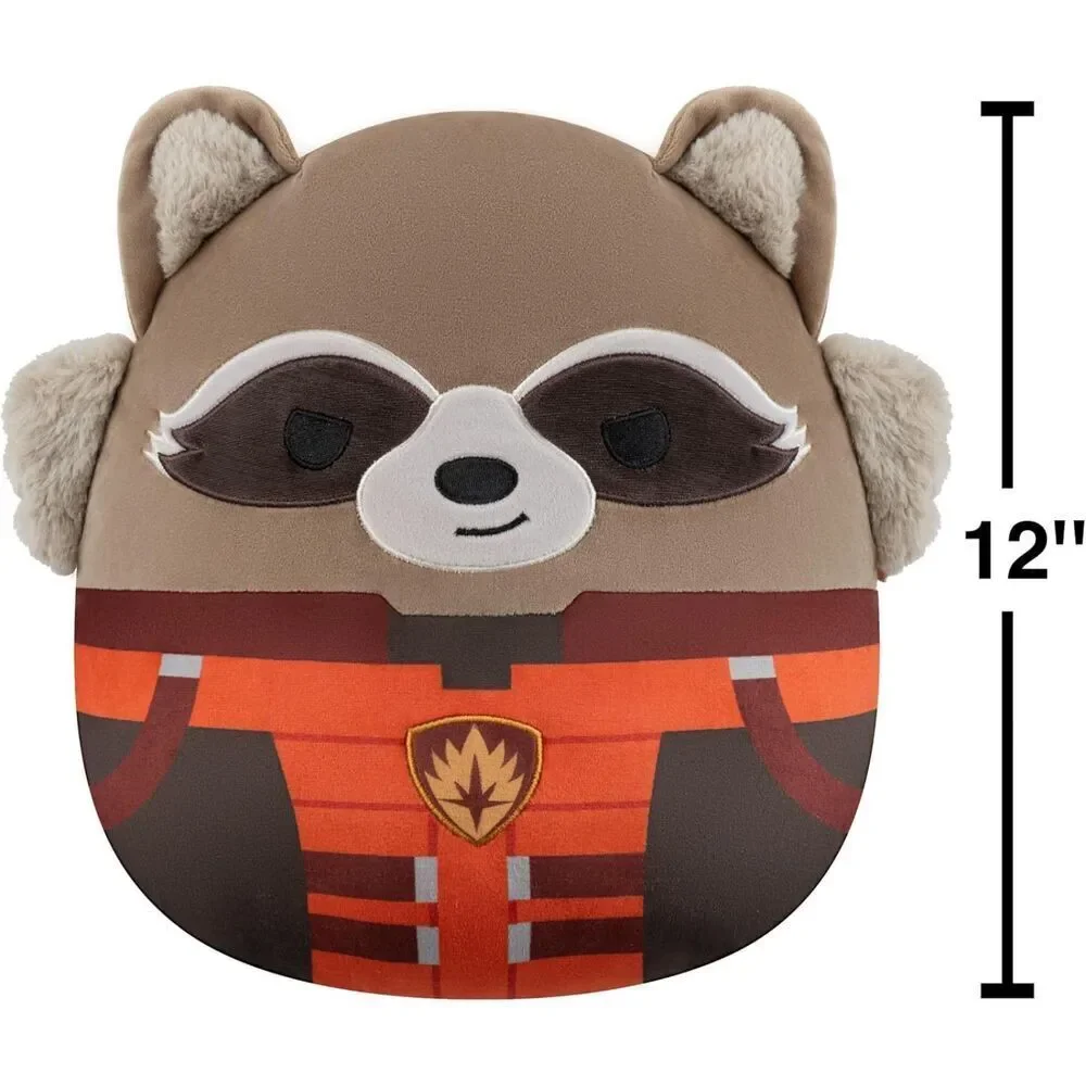 12inch Squish mallows Original Medium-Sized Marvel Rocket Plush